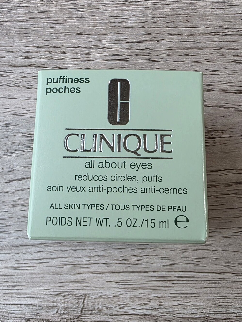 Clinique All About Eyes Eye Cream Gel 0.5 oz / 15 ml Full Size NEW In Box - Picture 2 of 7